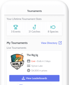 Tournaments on the MyCatch App